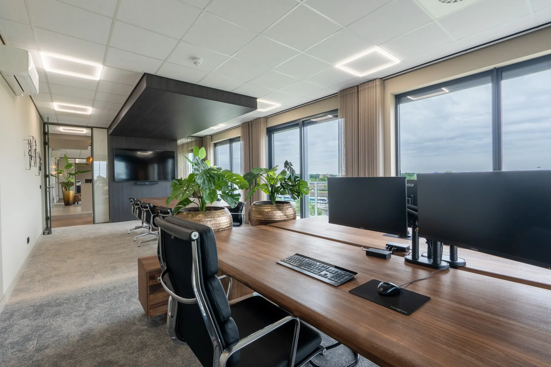 Boardroom met panoramisch zicht